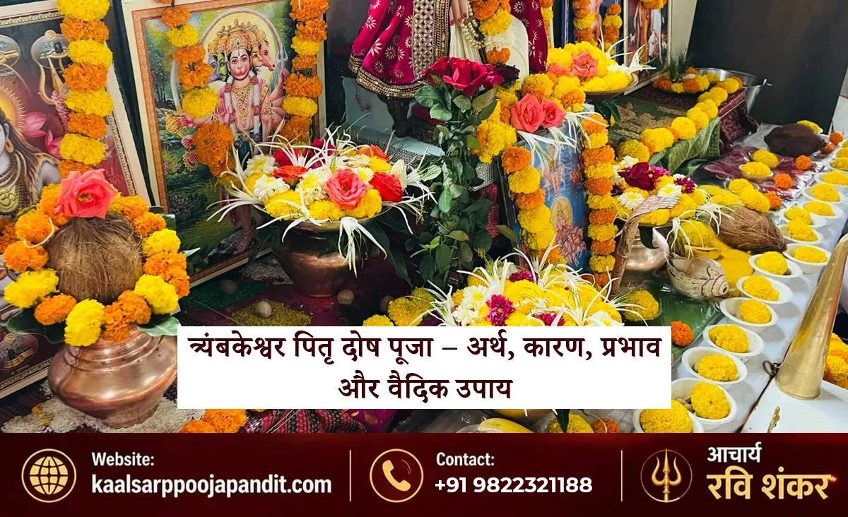 त्र्यंबकेश्वर पितृ दोष पूजा – अर्थ, कारण, प्रभाव और वैदिक उपाय